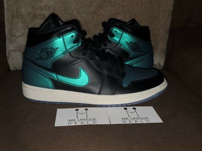jordan 1 mid metallic turquoise