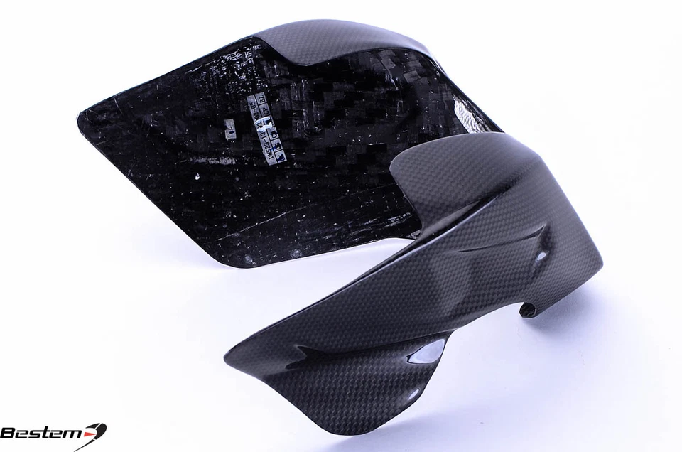 Kit de alerón de fibra de carbono Ducati Monster Hypermotard 696 796 1100 EVO  Foto 4 de 4