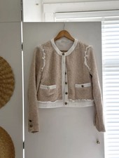 Vita Grace Boucle Beige & Off White Jacket 12-14