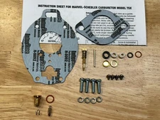 Allis Chalmers D19 Marvel Schebler TSX848 Basic rebuild kit