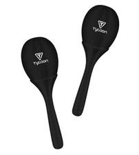 Black Little Plastic Maracas