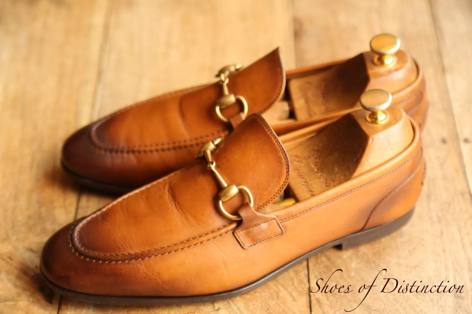 Mocassins Gucci marron marron marron marron marron mors laiton chaussures homme UK 6 US 7 EU 40