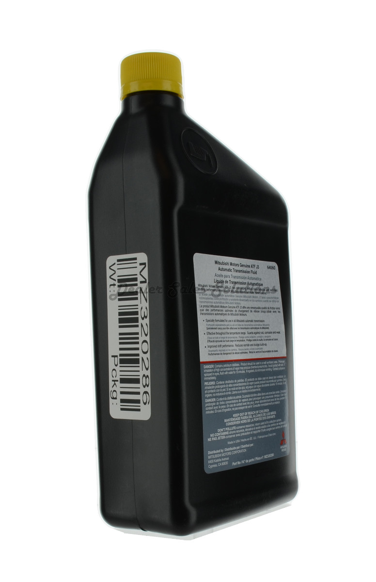 New Genuine Mitsubishi ATF J3 Transmission Fluid 1QT MZ320286 OEM  
