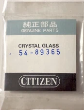 NOS New Citizen 54-89365 Plexi Glass Plastic Crystal Vintage Watch 89365