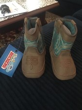 Nwts DBL Barrel Baby Buckers Infant Boots Brown