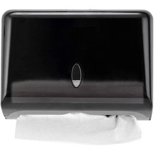 Paper Towel Dispenser Black Wall Mount Multifold C Fold Holder
