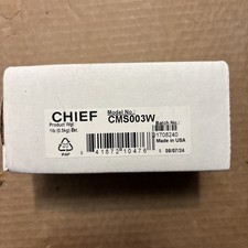 Chief CMS003W 3" Speed-Connect Fixed Extension Column  White LOT OF 9 