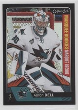 2016 O-Pee-Chee Marquee Rookies Black Rainbow Foil 44/100 Aaron Dell #580 0o5t