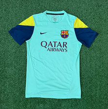 Nike Barcelona Training Dri-FIT Shirt Blue Short Sleeve Adults Size M