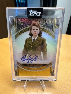 2025 Topps Marvel Studios The Collector Hayley Atwell Peggy Carter Auto 40/100