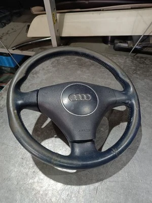 Original Audi A4 B6 Lederlenkrad Lenkrad Komplett Dunkelblau Leder - Bild 1 von 4