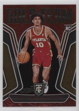 2024 Panini Totally Certified Gold Team Mirror Red 49/99 Zaccharie Risacher 1an8