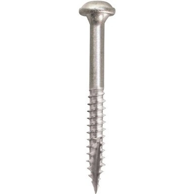 Kreg SML-F125 - 100 Pocket-Hole Screw, #7 Thread, 1-1/4 in L, Fine Thread, Maxi-