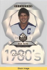 2020-21 Upper Deck SP Signature Edition Legends Decagons Rick Vaive READ 13og