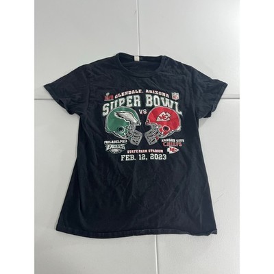 Kansas City Chief vs Philadelphia eagles Super Bowl T shirt size medium 