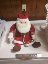 The Polar Express Talking Santa Hallmark Silver Jingle Bell Christmas works