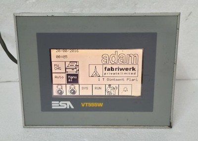 ESA VT555W VT555WA0000 OPERATOR INTERFACE REV:1.1 SN:14-006-05770 ITALY