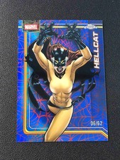 2026 Topps Chrome Marvel #123 Hellcat Spider-Web Red/Blue Refractor /62