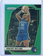 2024 Panini Prizm WNBA COURTNEY WILLIAMS #79 GREEN PRIZM LYNX