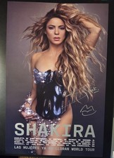 Shakira Signed La Mujeres Ya No Lloran Tour 17x11 Vip Exclusive Autograph Poster Shakira Signed La Mujeres Ya No Lloran Tour 17x11 Vip Exclusive Autograph Poster