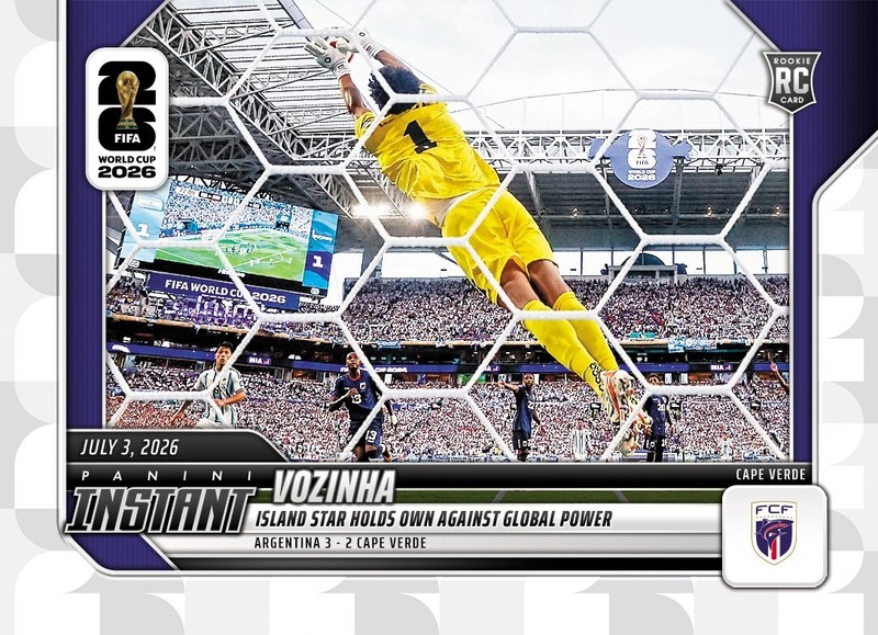 2026 Panini Instant FIFA World Cup #198 Vozinha Cape Verde RC PRESALE