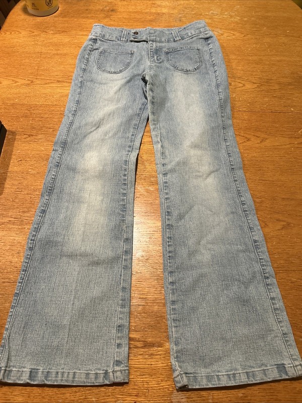 Vintage Women's Lee Jeans One True Fit Size 11/12m Tapered Leg Medium Wash 31x30