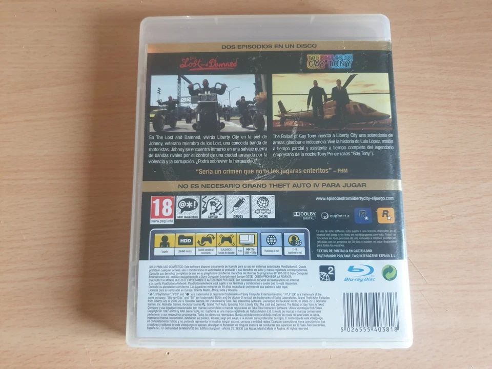 GTA Episodes from Liberty City PS3 (SP) [PO191457], foto 2 de 5