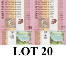 Angola 10 Kwanzas 2012 P 151B UNC 1/5 Bundle Lot 20 pcs