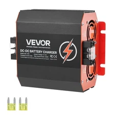 DC to DC Battery Charger 12V 20A Onboard for RV Marine Lithium & Lead Acid AGM