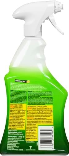 Hard Water Cleaner 22oz Spray Bottle Removes Lime Rust and Calcium