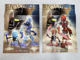 Bionicle Turaga Set of 6 Compete W Instruction 8540 8541 8542 8543 8543 8454 Lot