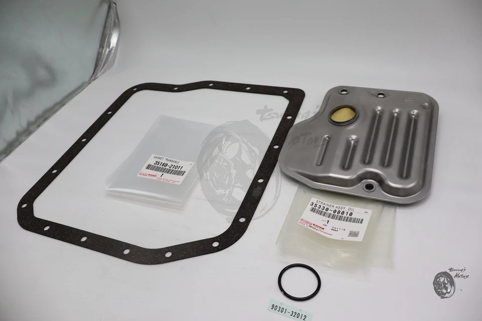 Juego de juntas tóricas de filtro de transmisión AT 35330-08010 OEM Toyota Lexus genuino Foto 3 de 4