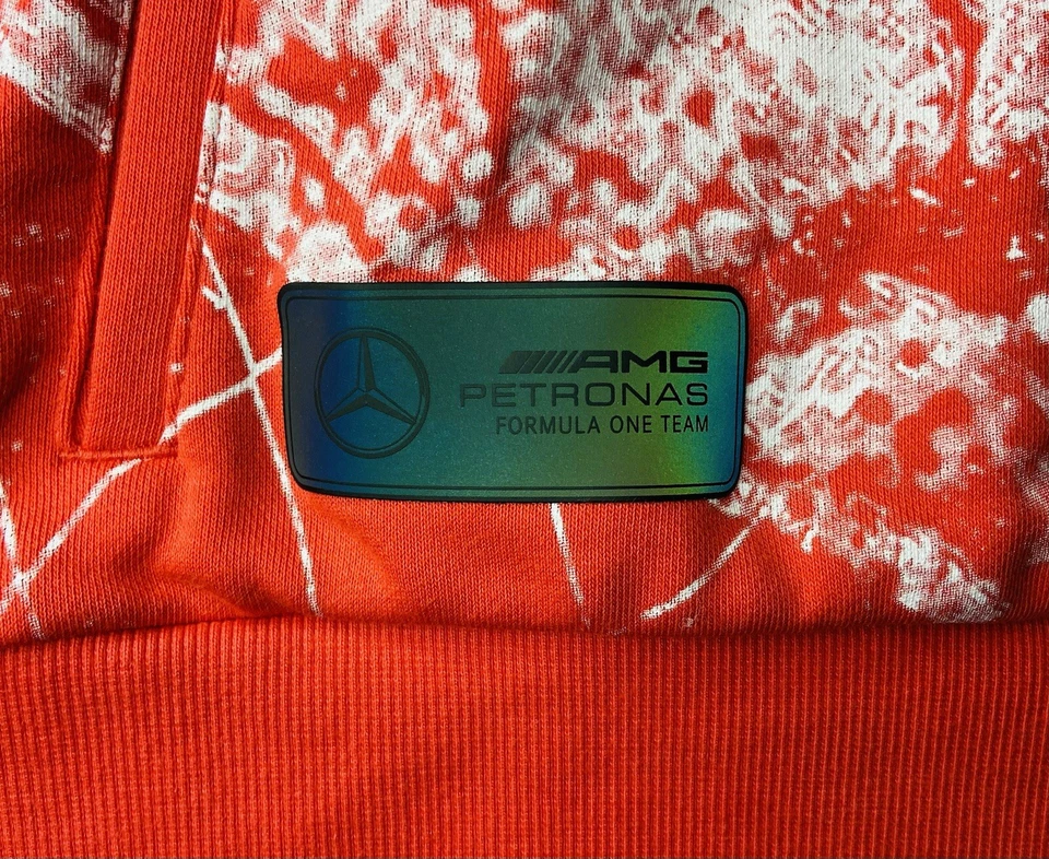 Puma AMG Petronas Formula 1 Team Men's Red Hoodie; M - Image 2 of 4