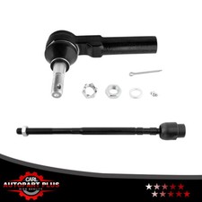 2x Front Outer Inner Tie Rod End For Buick Chevy Allure Regal Impala Grand Prix