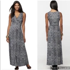 Rachel Zoe A Pea In The Pod Snake Print Dress Size Small 