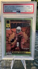 Kyler Murray 2021 Clearly Donruss Gridiron Marvels GM-8 PSA 9