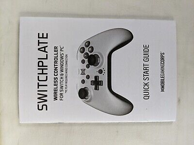 Switchplate Wireless Gaming Controller For Nintendo Switch - White