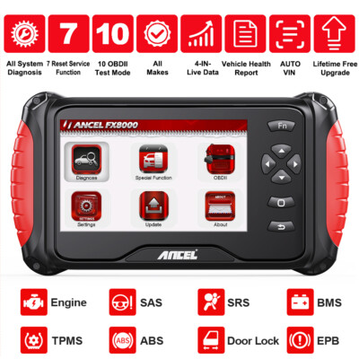 ANCEL FX8000 Car All System OBD2 Scanner Diagnostic Tool Auto Code Reader ABS
