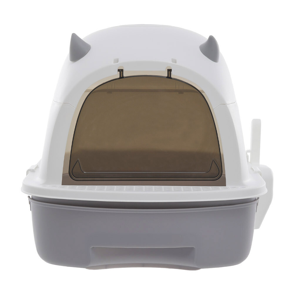 Extra Large Hooded Litter Tray Cat Toilet Litter Box With Drawer Pet