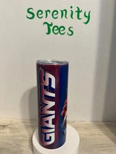 NY Giants Football Team tumbler 20 oz