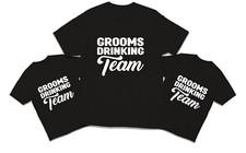 Grooms Drinking Team Stag Do Pack T Shirt Pre Wedding Party Bachelor Party Top