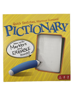 Pictionary Game Quick Sketch NEW Mattel Games Draw Sketch Fun Teams Family Party