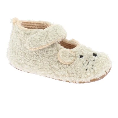 Living Kitzbühel 4009 Babyballerina Mäuschen im Teddyfell snow white Gr.18-30