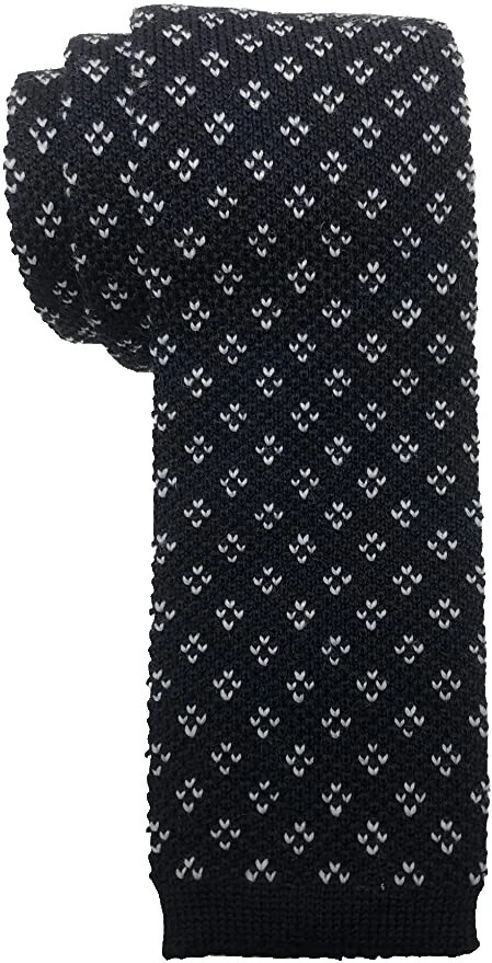 Black 100% Silk Men's Ties