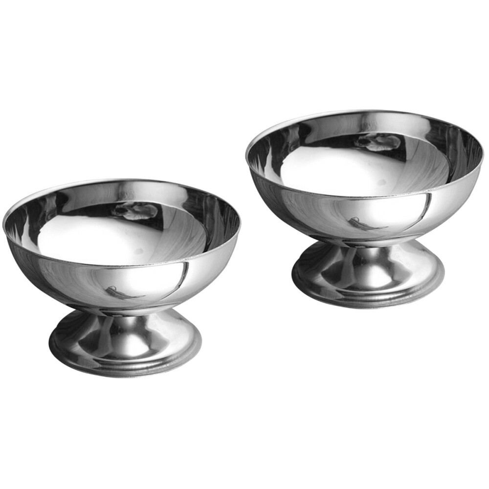 2 Pc Stainless Steel Dessert Cup Dessert Bowls Water Cup Mousse Cup eBay