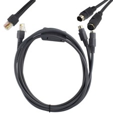Cable USB de 5 piezas de 6 pies para escáner de código de barras Symbol LS1203 LS2208 LS4208 CBA-U01-S07ZAR