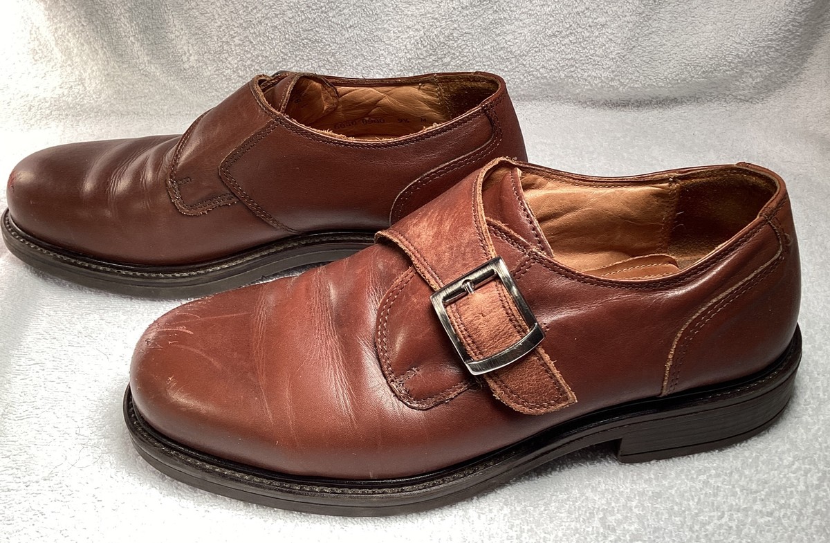 NWOB! Men’s Bass Leather Tie Shoes. Size 10 1/2 Medium. Brown. Made in Italy?? Italian Bass Shoes - Etsy main image 2