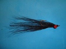 FLY FISHING FLIES - Black CLOUSER DEEP MINNOW size #4 (6 Pcs.)
