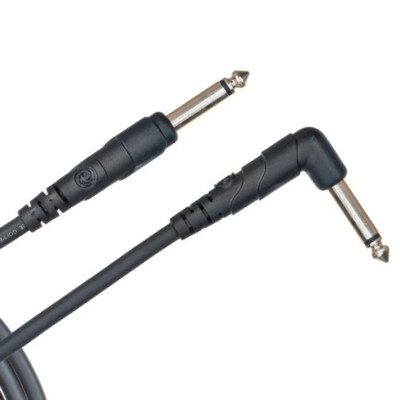 D'addario Planet Waves Classic Series Instrument Cable, Right Angle PLUG, 20 Fee