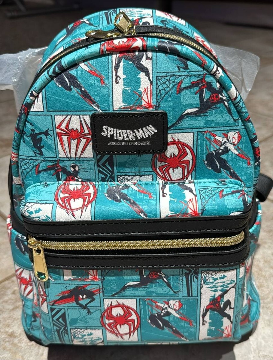 Spider-Man Across the Spider-Verse Mini-Backpack By Loungefly Blue | eBay Spider-Man Across the Spider-Verse Mini-Backpack By Loungefly Blue | eBay